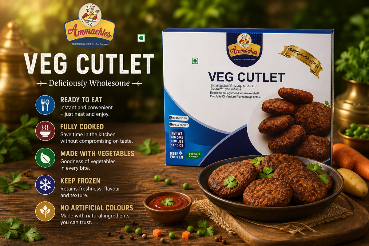 Ammachies Vegetable cutlet 400g