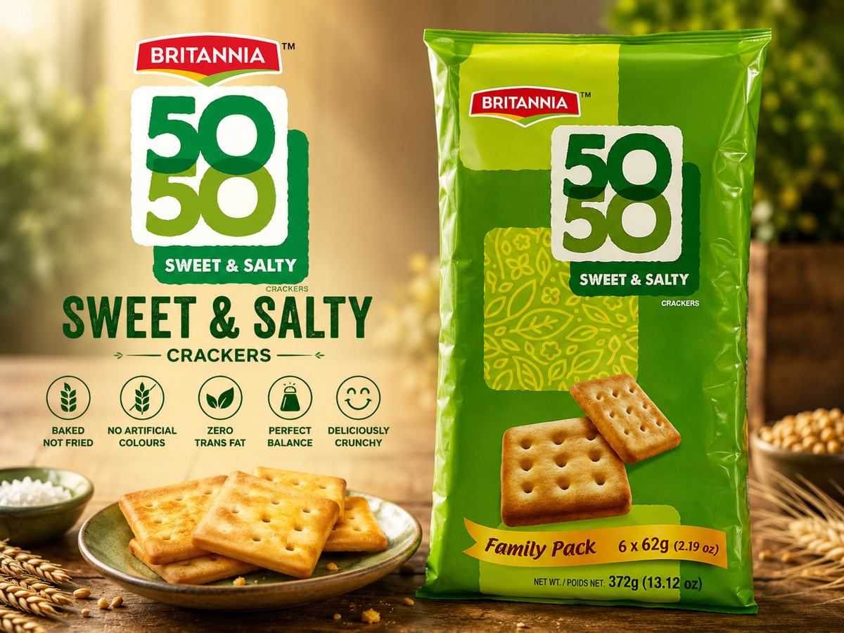 Britannia Fifty Fifty 372g