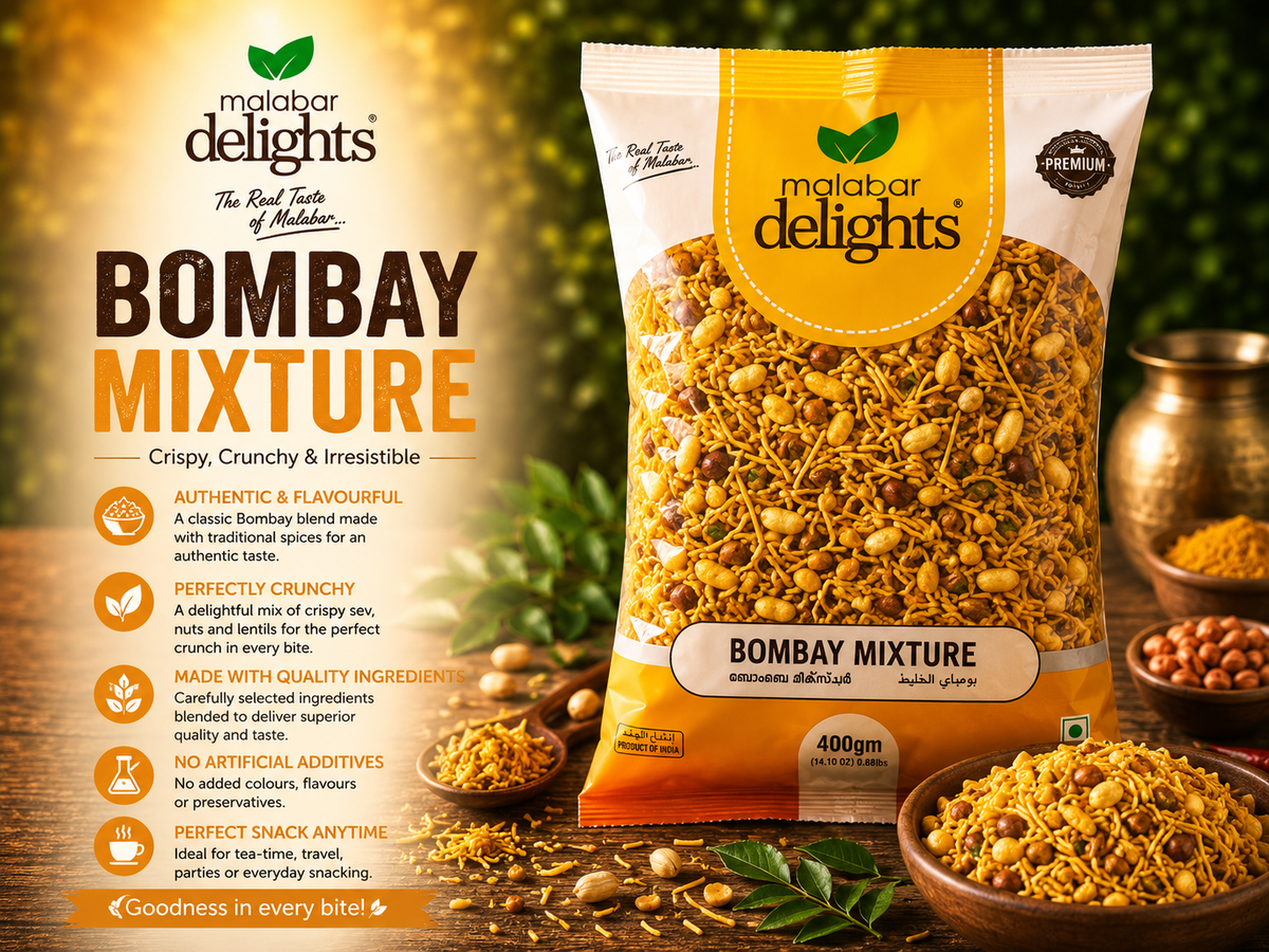 Malabar delights Bombay mixture 454gm