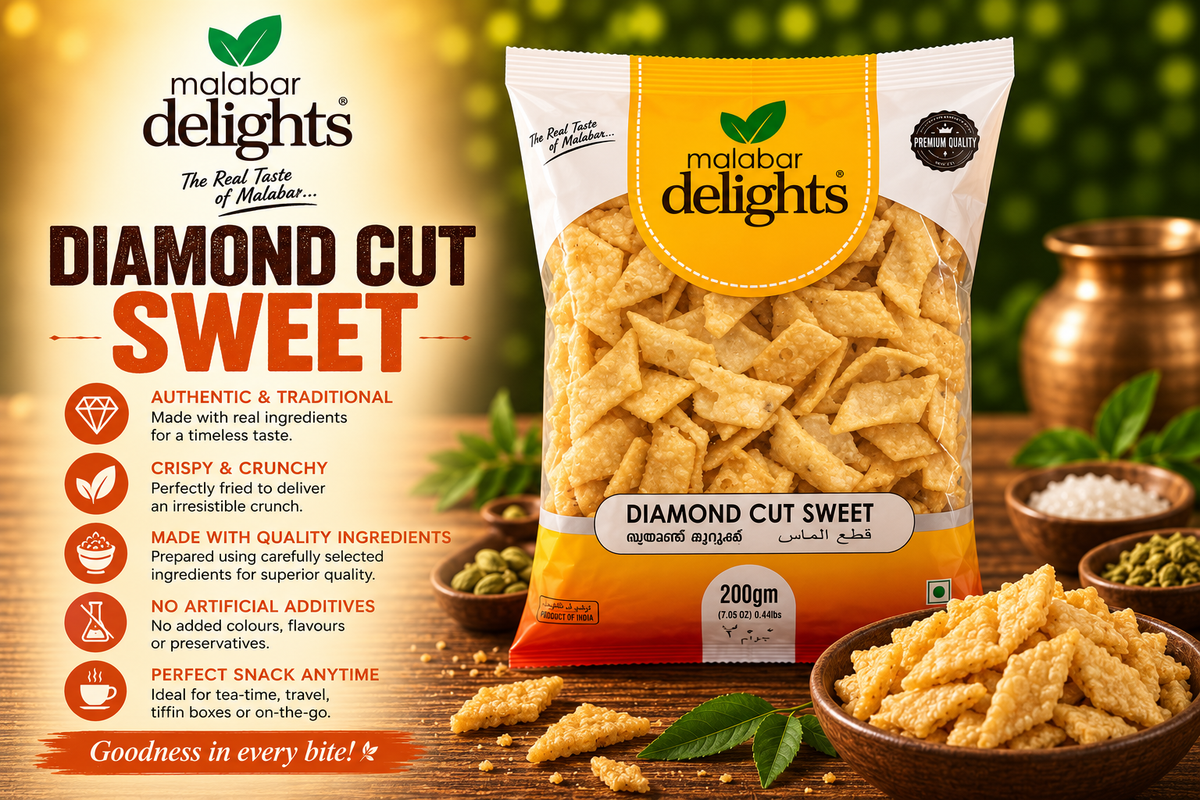 Malabar Delights Diamond Cut Sweet 200G