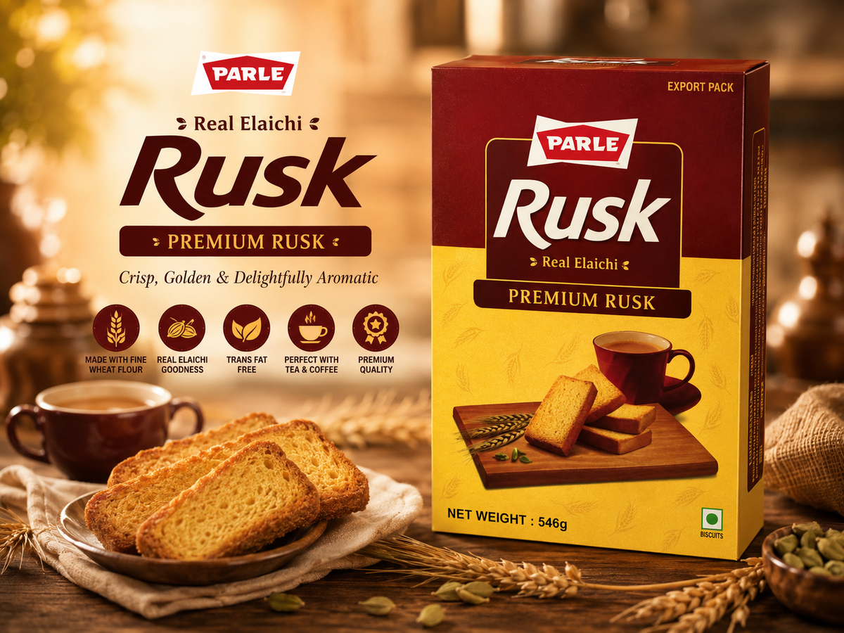 Parle Premium Rusk 546g