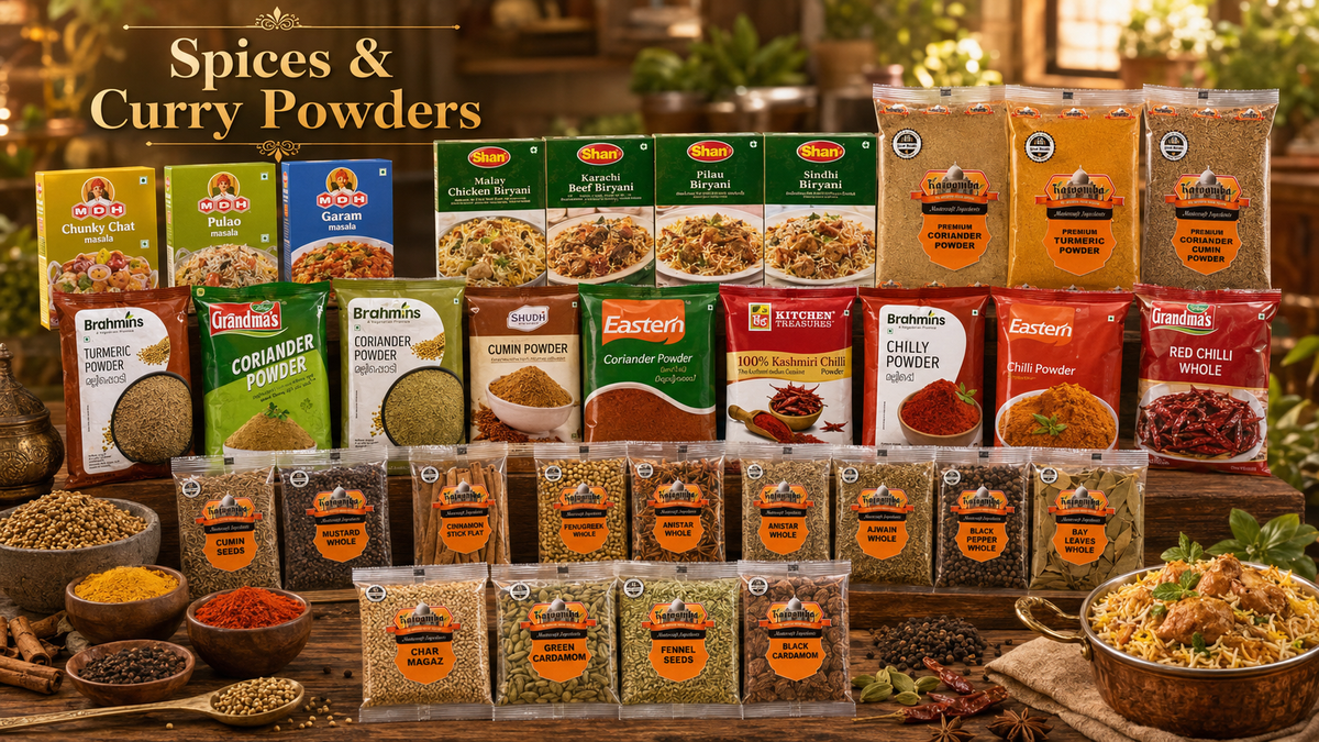Spices & Masalas Ground and Whole