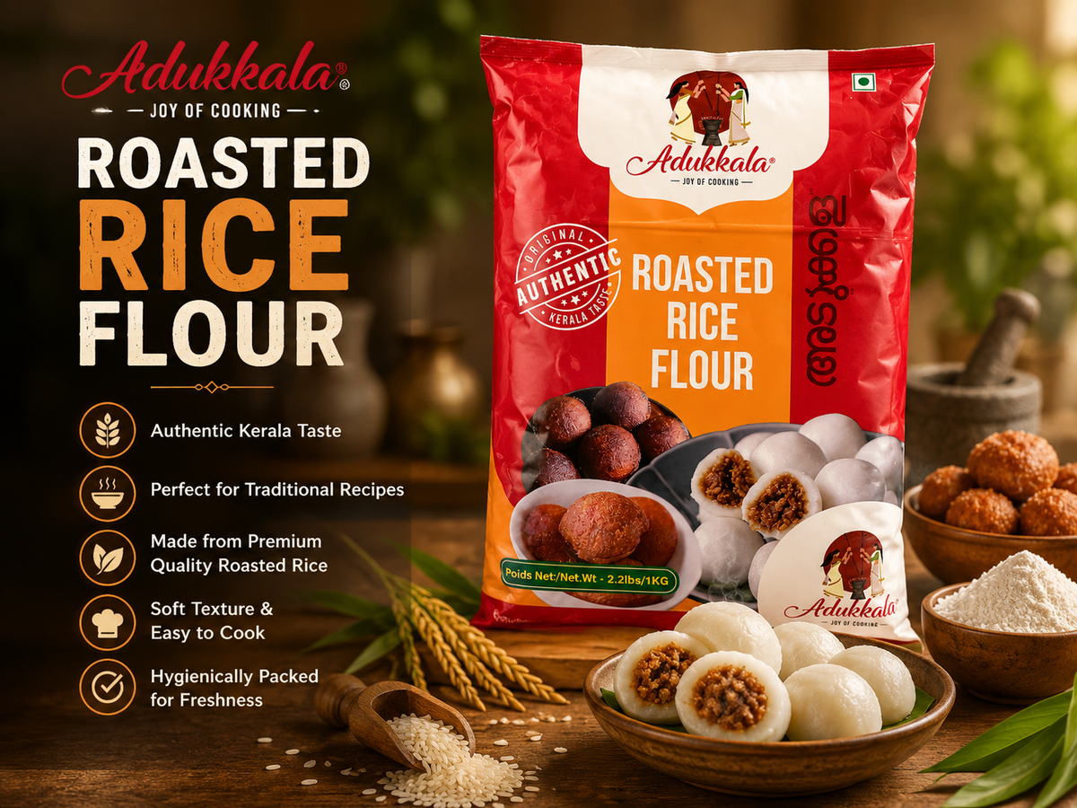 Adukkala Roasted Rice Flour 1kg