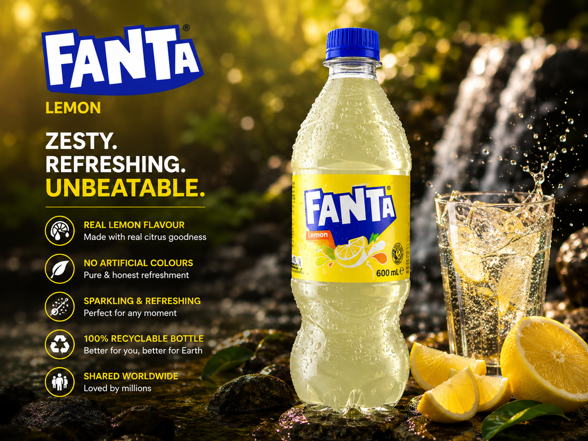 Fanta lemon 600ml