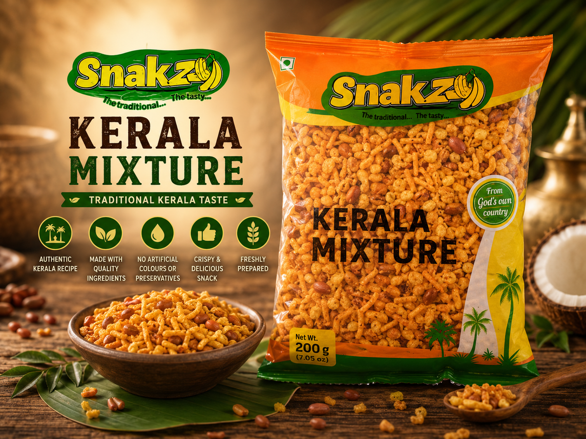 Snakzzy Kerala Mixture 800g
