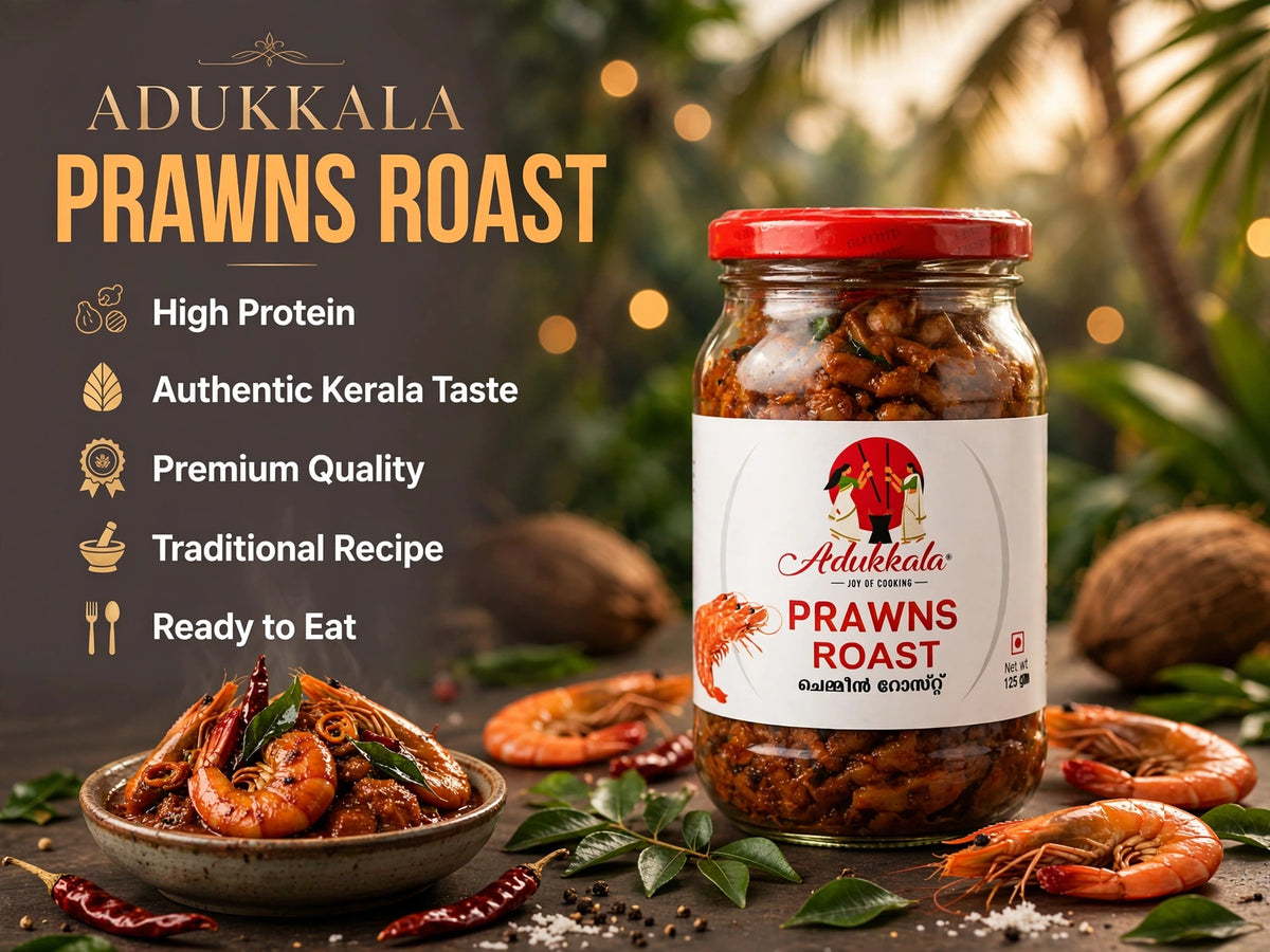 Adukkala Prawn roast 125g