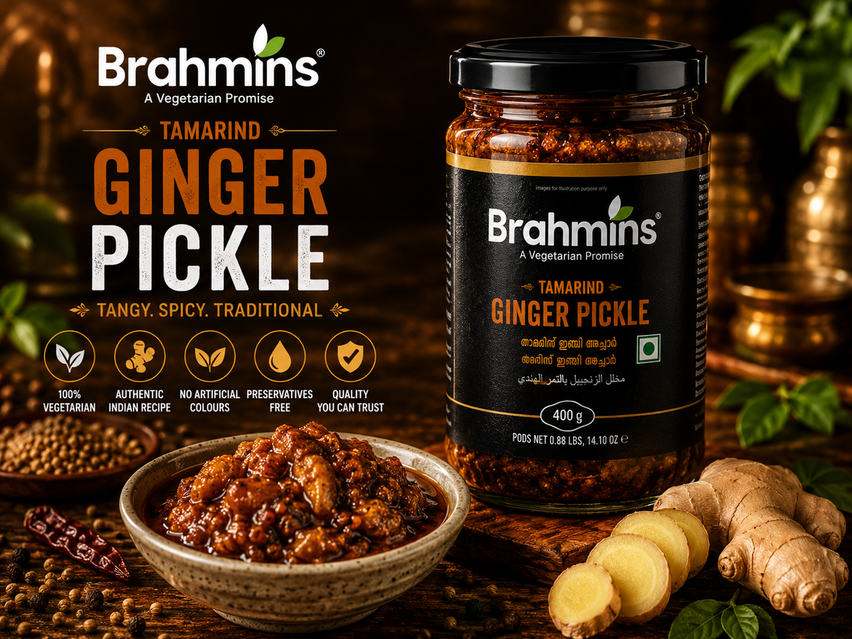 Bramins ginger pickle 400 gm