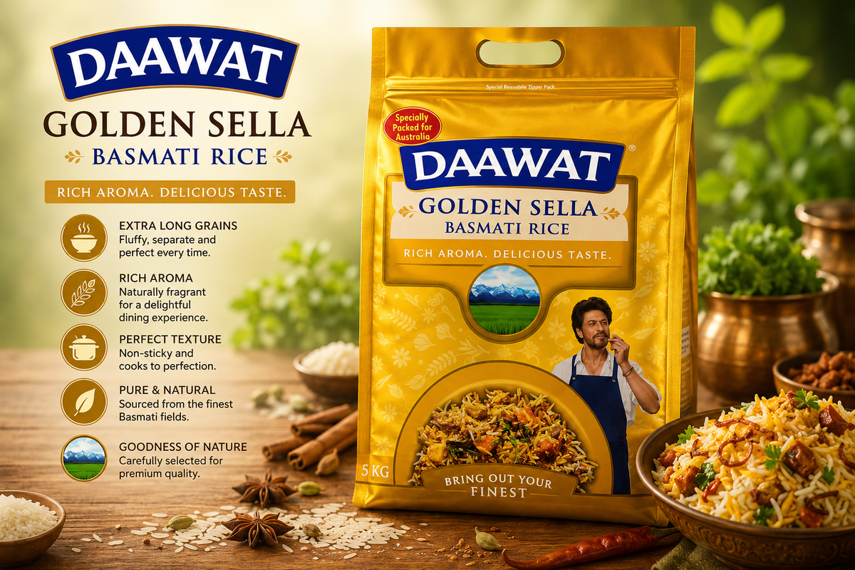DAAWAT GOLDEN SELLA BASMATI 5KG