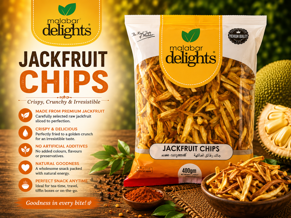 Malabar Delights Jackfruit Chips 400G