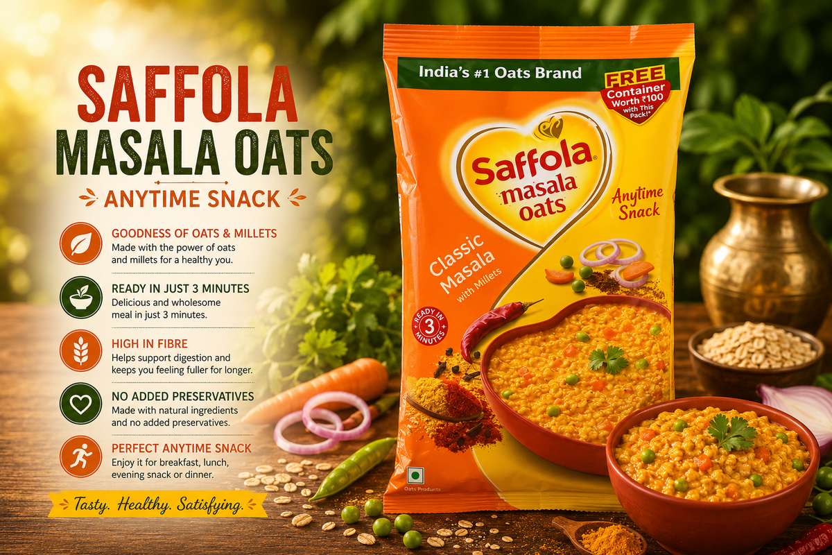 Saffola Masala Oats 500gm