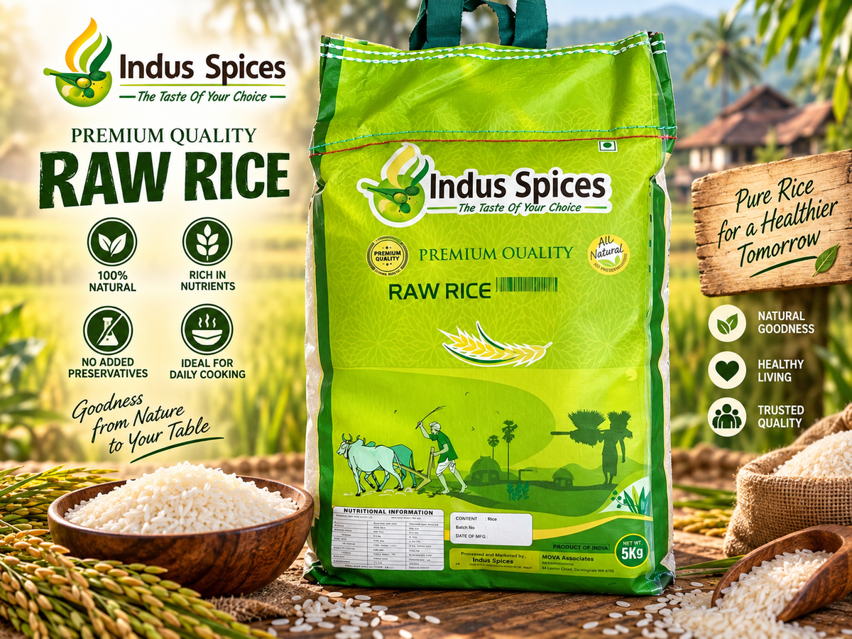 Indus Raw Rice 5KG