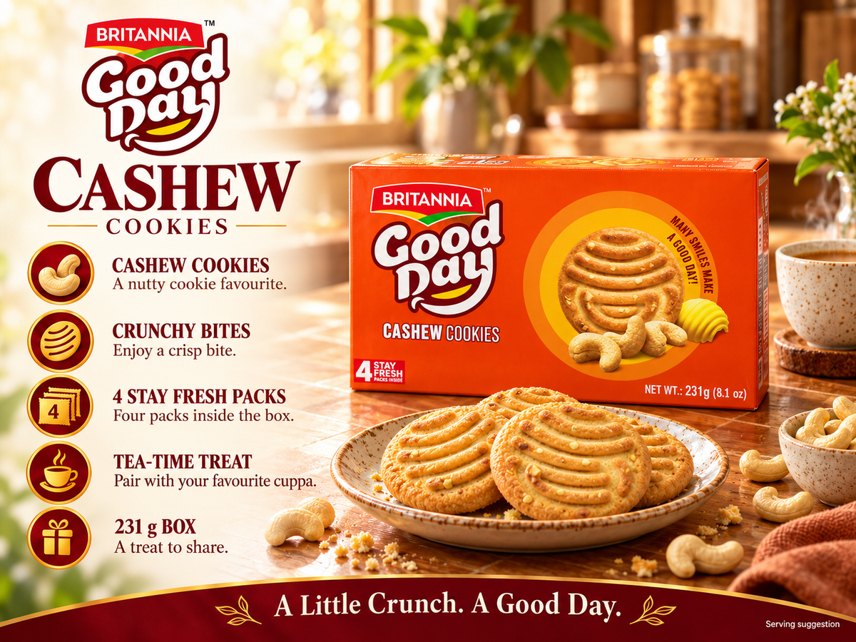 Britannia Good Day Cashew Cookies